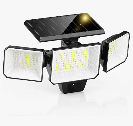 Solar-powered security lights 